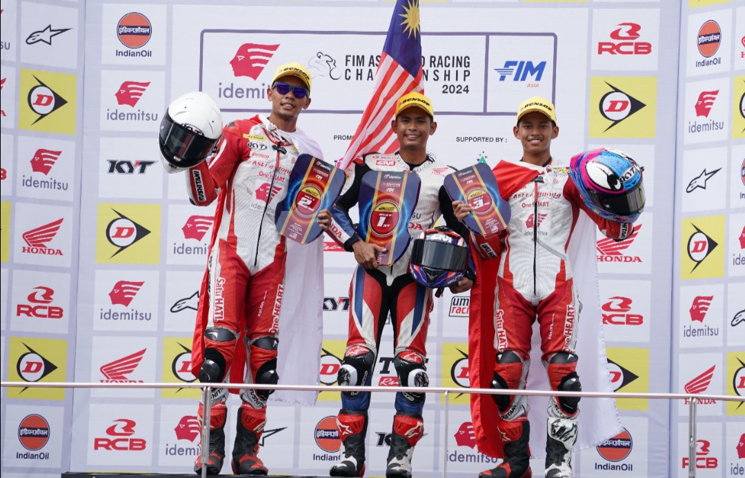 Pebalap Astra Honda Sukses Raih Podium ARRC Sepang