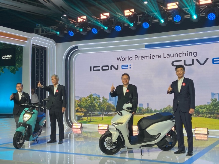 Perdana! Motor Listrik Honda CUV e: dan ICON e: Resmi Meluncur di Indonesia, Begini Wujud dan Spesifikasinya