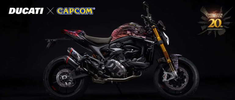 Ducati Berkolaborasi Dengan Capcom Akan Luncurkan Motor Hunter SP Limited Edition