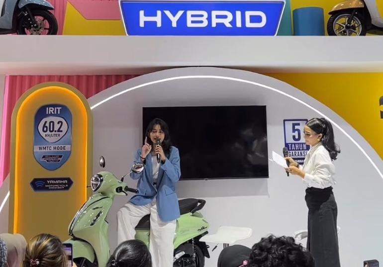 Yamaha Gelar Talkshow Bareng Sintya Marisca di IMOS 2024