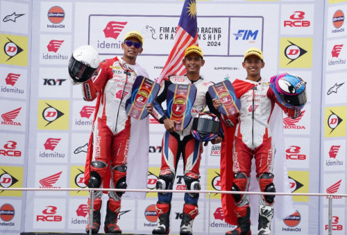 Pebalap Astra Honda Sukses Raih Podium ARRC Sepang