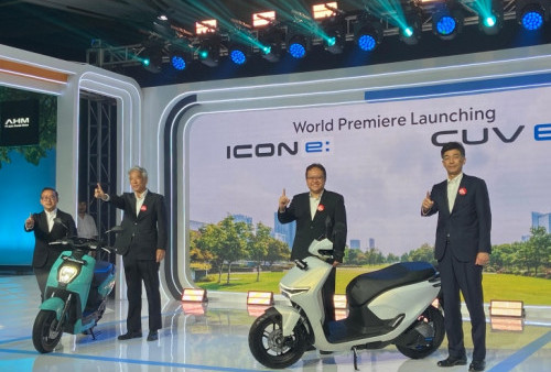 Perdana! Motor Listrik Honda CUV e: dan ICON e: Resmi Meluncur di Indonesia, Begini Wujud dan Spesifikasinya