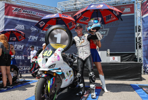 Kelly berhasil raih kemenangan Pertamanaya di MotoAmerica Steel 