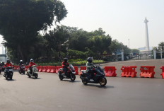 Puluhan Bikers Meriahkan Puncak Festival Hari Pelanggan Nasional di Jakarta