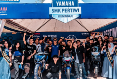 Coaching Clinic Aldi Satya Mahendra di SMK Pertiwi Kuningan, Wujudkan Mimpi Jadi Juara Pakai Yamaha R25